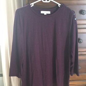 LOFT 3/4 length sleeve shirt